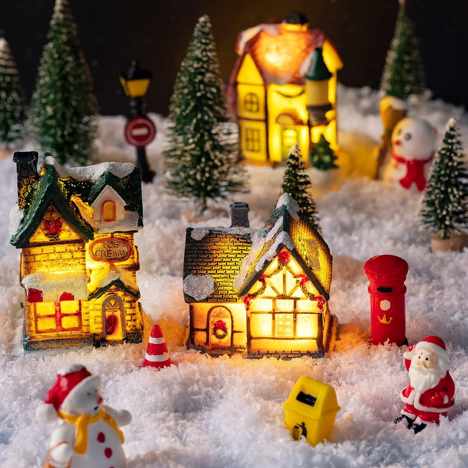 Weihnachtliche Dorfhäuser mit  – Nutcracker Figurine Bewertung und Preis