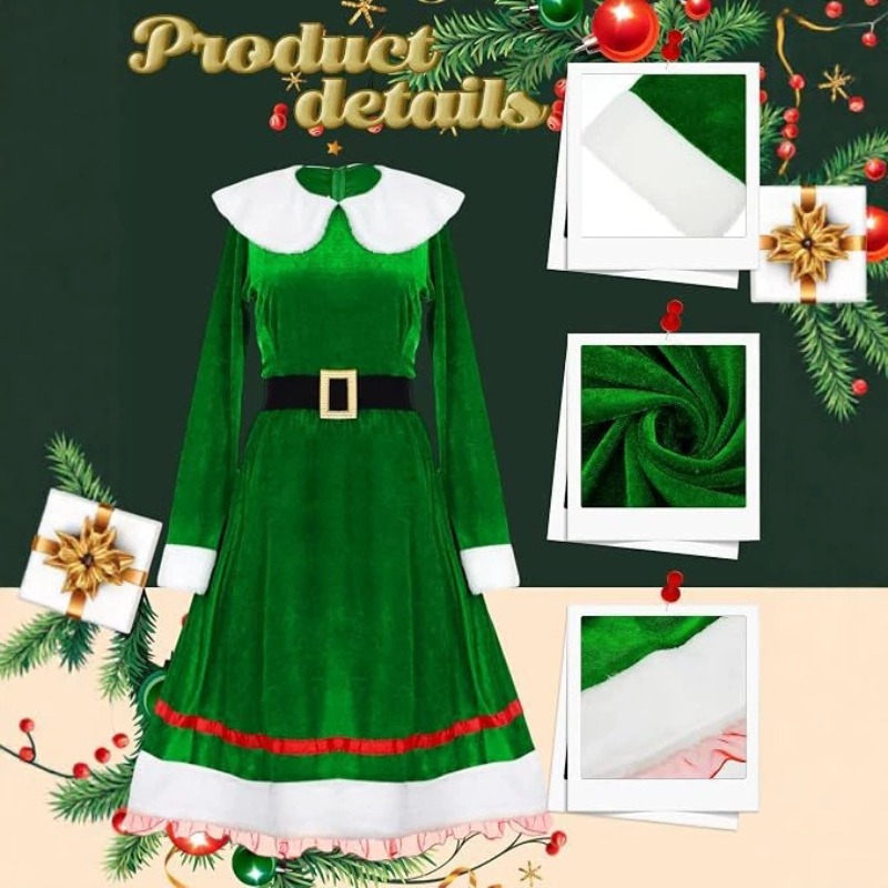Weihnachts-Elfen-Kostüm-Set fü – Elf Costume Christmas Bewertung und Preis